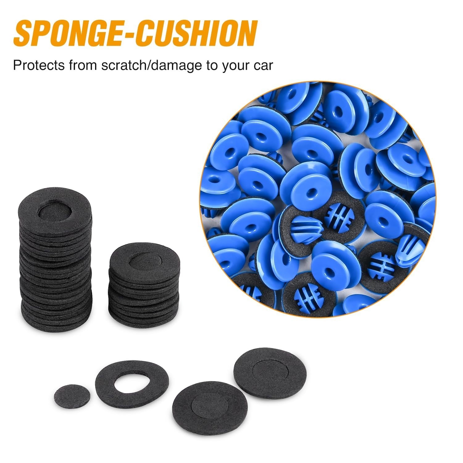 AUDI Wheel Arch Flare Moulding Trim Fastening Clip  x20, Q2 Q3 Q5 Q8 E-TRON RSQ317