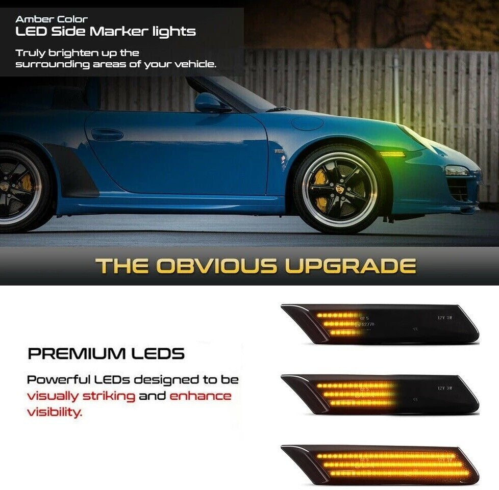 PORSCHE  DYNAMIC LED SIDE INDICATOR REPEATER LIGHTS 911 997 987 0