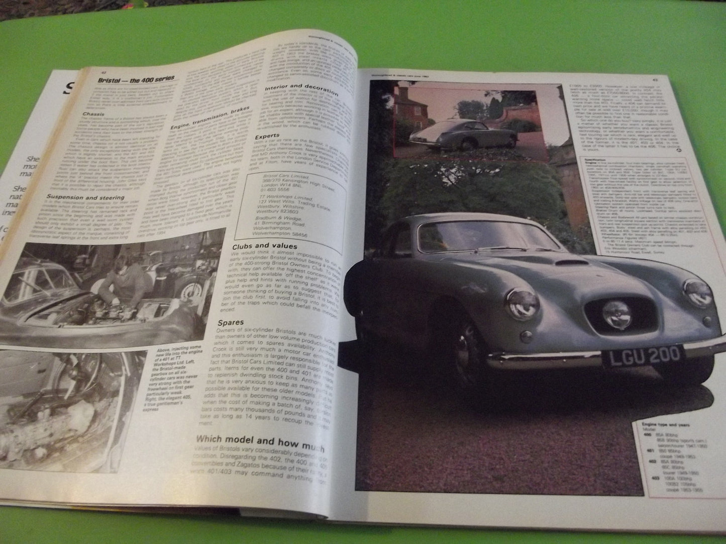 THOROUGHBRED AND CLASSIC CARS MAGAZINE JUNE 1983  #C42