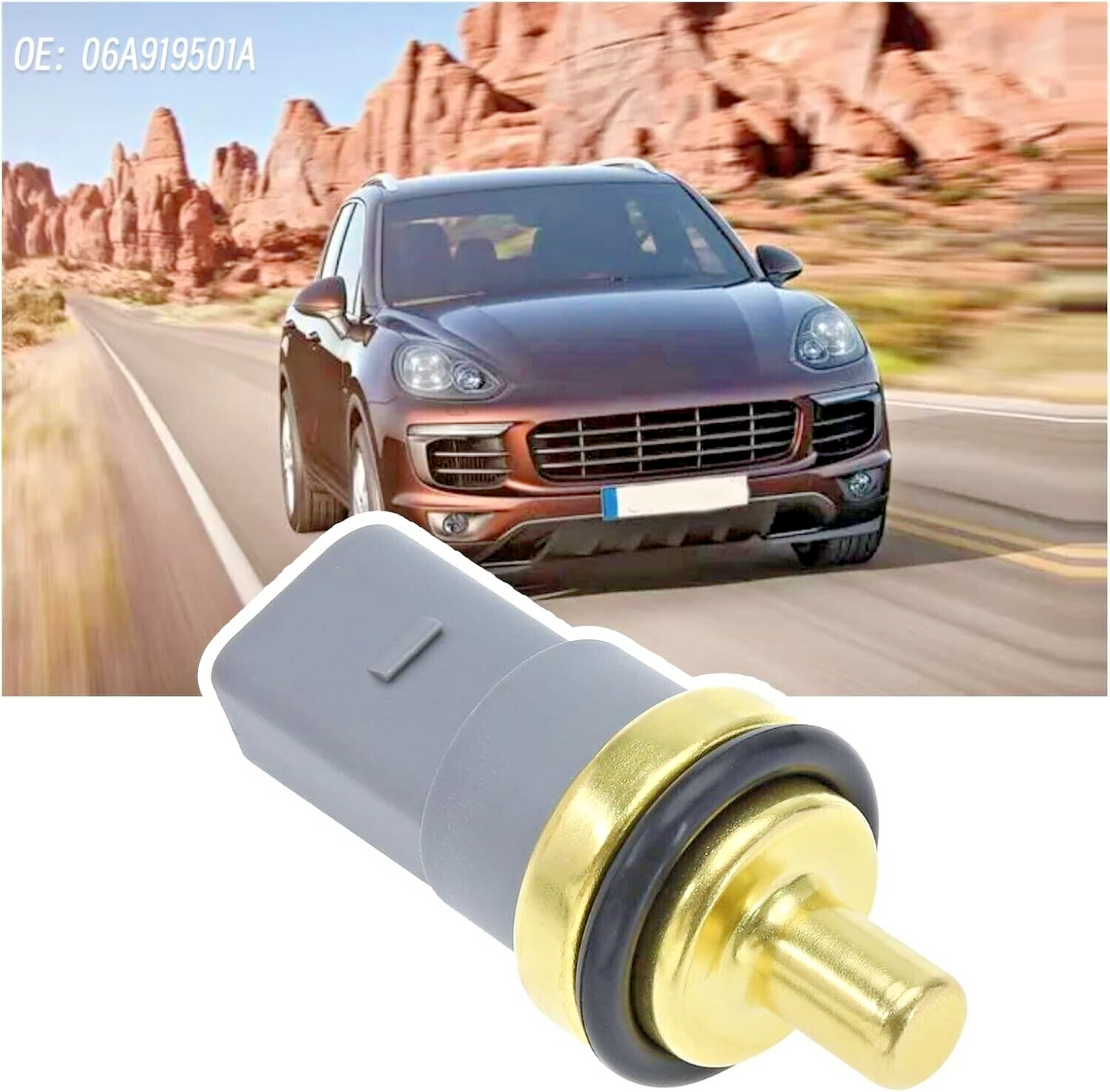 Coolant Temperature Sensor Sender 06A919501 SEAT Ibiza Leon Exeo Arona Altea21