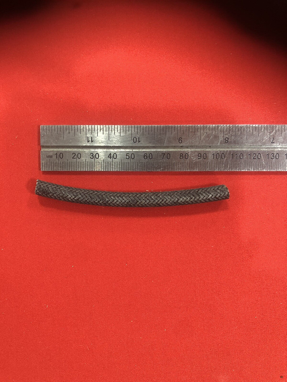 BMW Braided Vacuum Hose Pipe Line Black 3.5x2.0x100mm 11747797129 New3