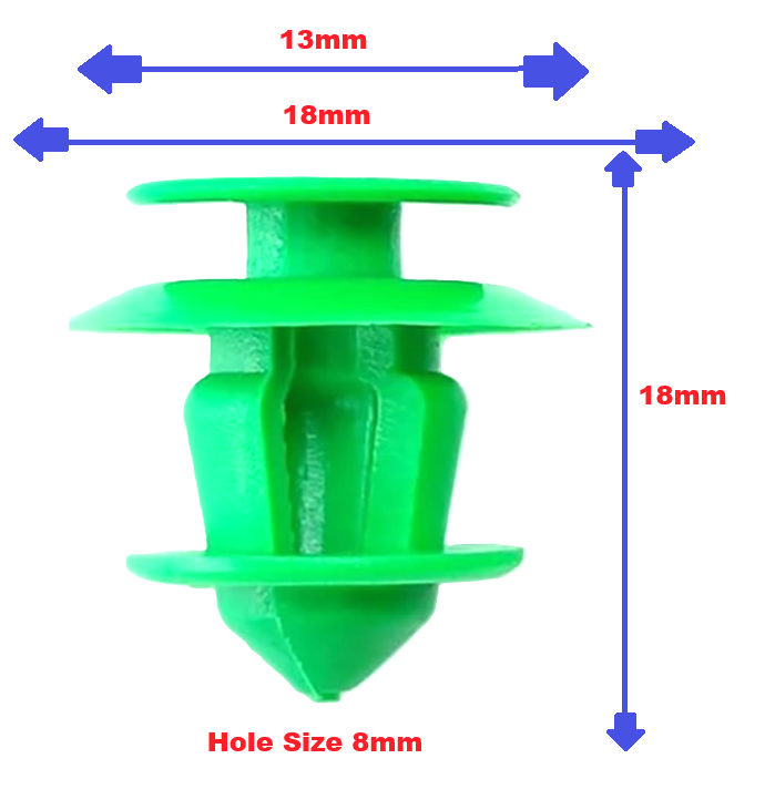 Mercedes Door Card Trim Panel Fastener Clip Sprinter Vito W639 VW Crafter - 5 Pc1