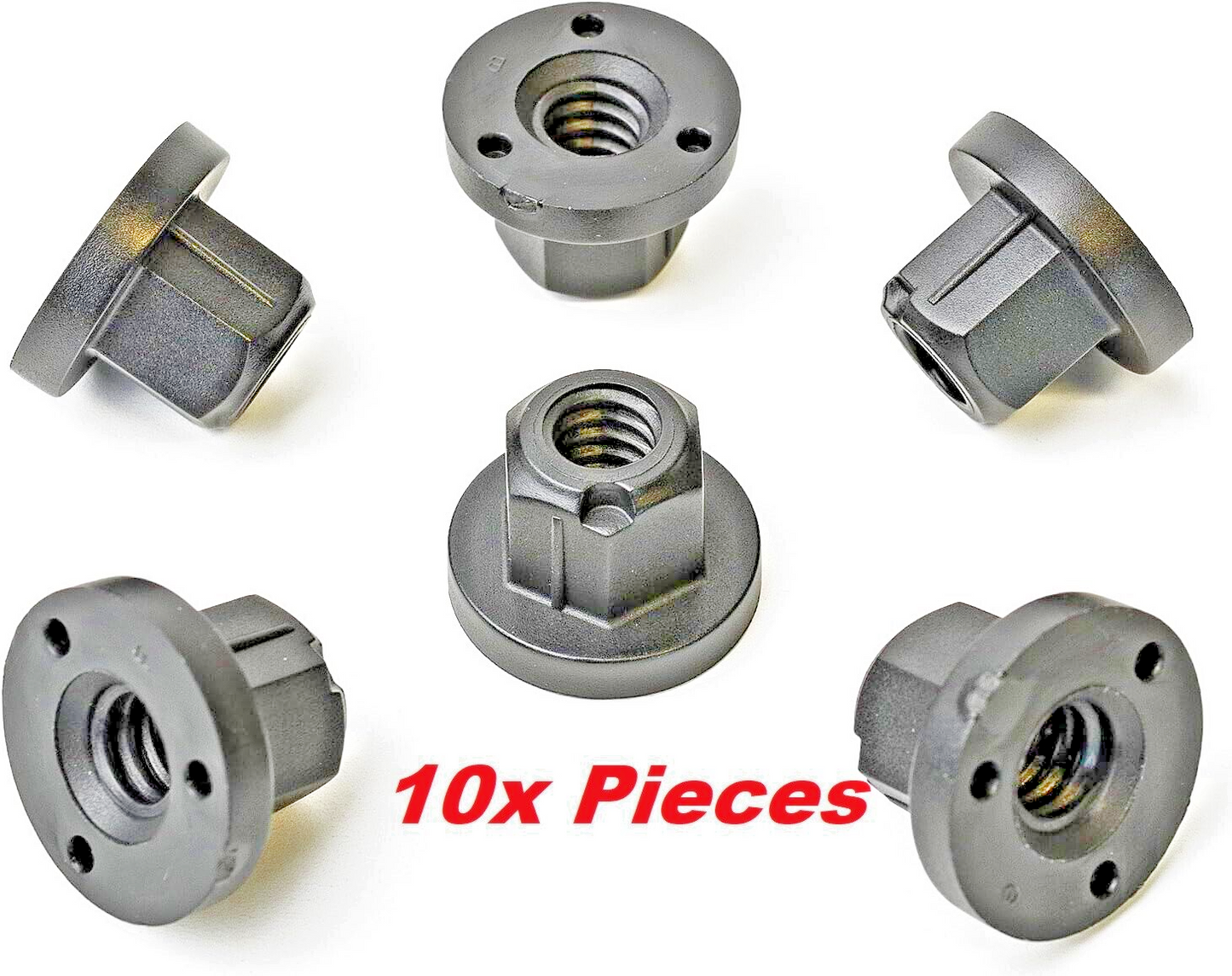 Trim Bumper Undertray Splash Guard Fixing Nut Threaded VAG SKODA N91018901 10PCS0