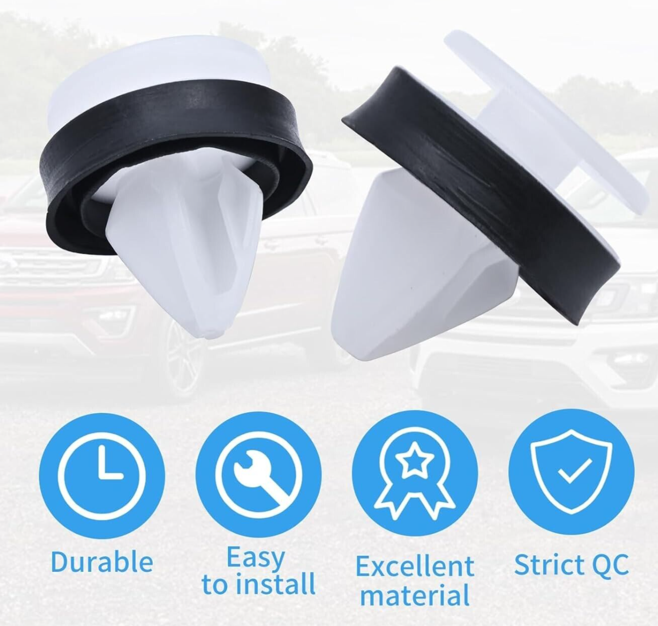 Transit Custom Trim Panel Clips Door Moulding Body Fixing Clips FORD W716507S3004