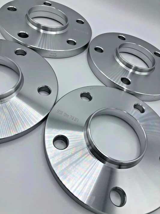 12mm Porsche Wheel Spacers Set Of 4 in Silver 5x130 PSR9Line0