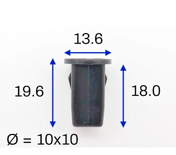 Ford Body Light Trim Expanding Grommet Clip 6659902 for Fiesta Focus Transit x1016