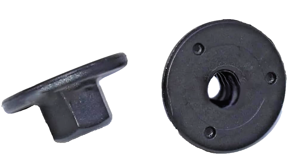 Underbody Shield 10 mm Hex Plastic Flanged Nut  Arch Liner Secure Trim Fix 15pcs12