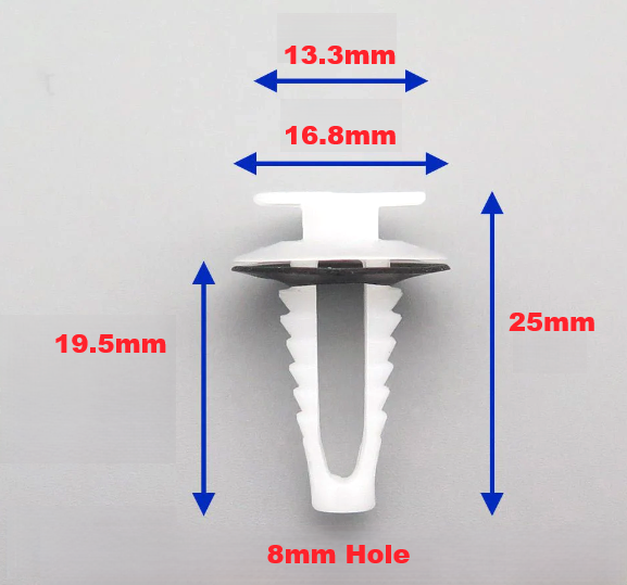 FORD Transit & Connect Side Panel Trim Fastener Clip 2000-2014 Models Pack of 200