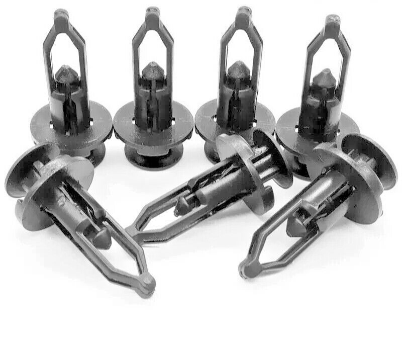 9mm Plastic Bumper & Trim Panel Rivet Clips For Toyota Peugeot Citroen 15 pcs10