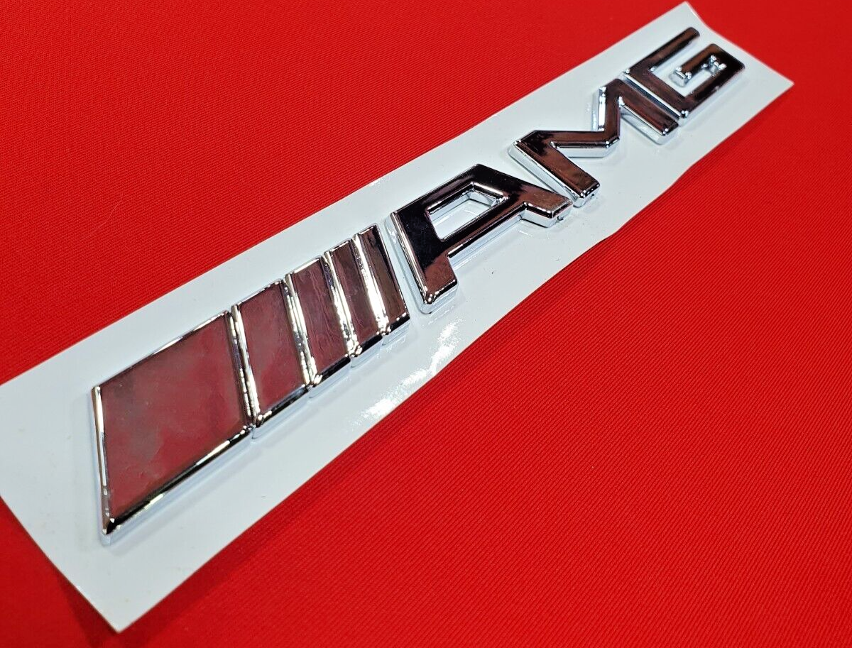 AMG Badge Logo Boot Emblem Chrome3