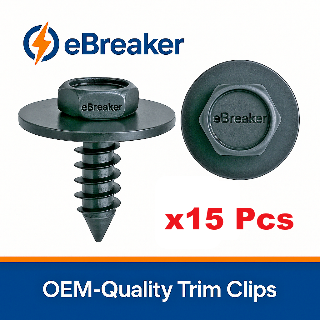 BMW Hex Screw Bolt Captive Washer Fixing of Bodywork and Trim Panels, Pack 15 Pc0