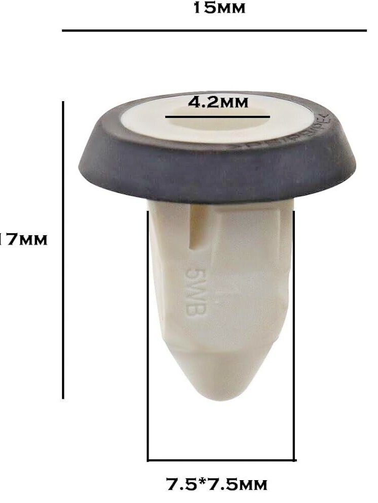 BMW Bodywork Trim and Number Plate Fixing Grommet x10 Pcs fit 1, 2, 3, 4 Series.10