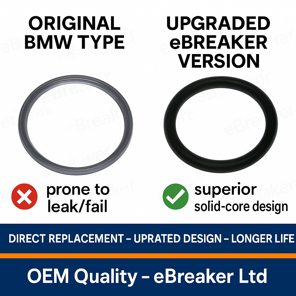 BMW Turbo Intercooler Pipe Seal Ring #13718596850 Stops Boost Leaks New Version.5