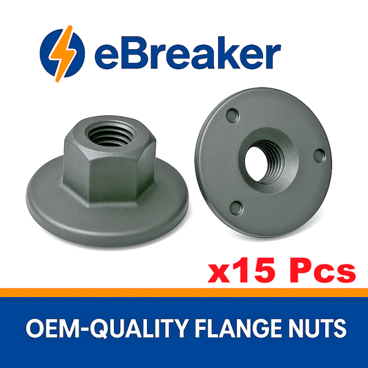 Automotive Trim Arch Liner 10 mm Hex Plastic Flanged Nuts 15 pcs Undertray Clip.0