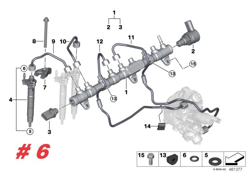 MERCEDES BENZ OM642 OM651 Rubber O Ring Diesel Injector Leak Off Seal Nozzle X69