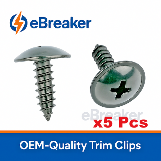 Bodywork Trim Panel Fixing Self tapping M5 Automotive Screw, x5pc All Car & Van.0