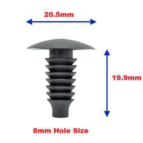 AUDI Interior Trim Panel Fir Tree Clip Fastener 10 - A3 A4 A5 A6 A8 Q5 Q7 TT RS.1
