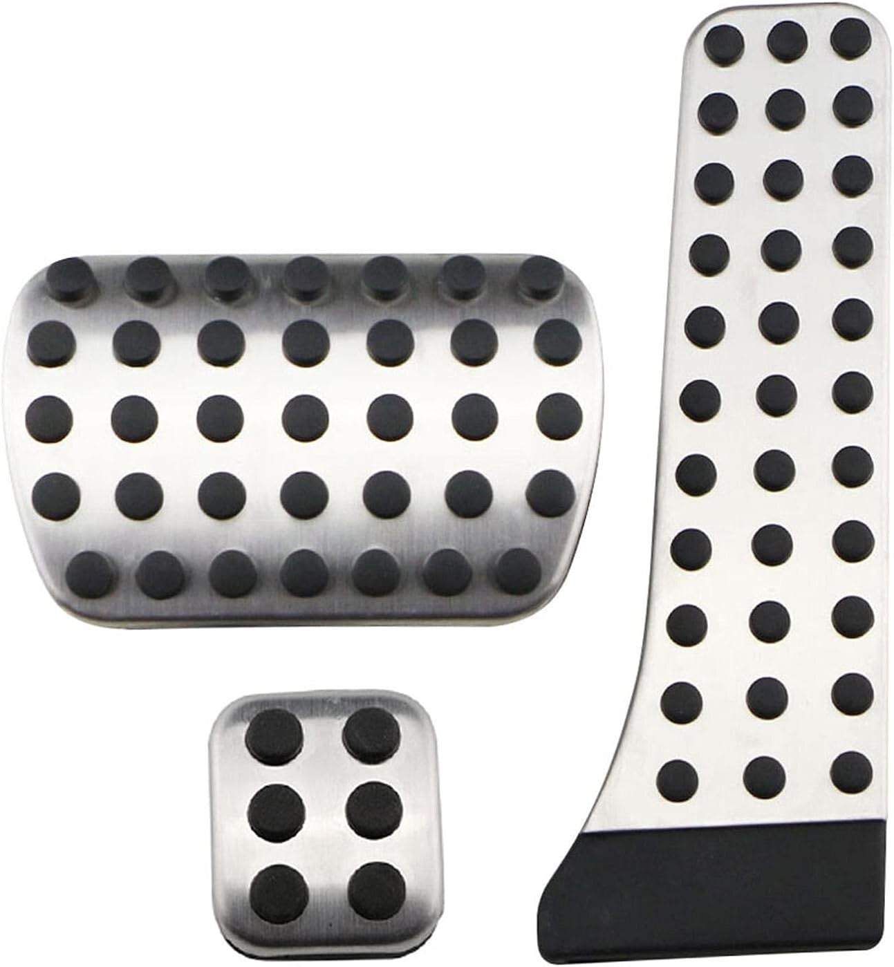 NEW Mercedes AMG Sport Pedal Covers Set 3PC Stainless Steel For A B C E S SL SLC1