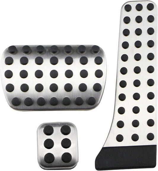 NEW Mercedes AMG Sport Pedal Covers Set 3PC Stainless Steel For A B C E S SL SLC1