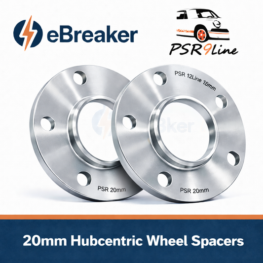 Porsche Wheel Spacers 20mm 5x130 Silver Bolt on Kit Pair Fits 911 Cayman Boxster0