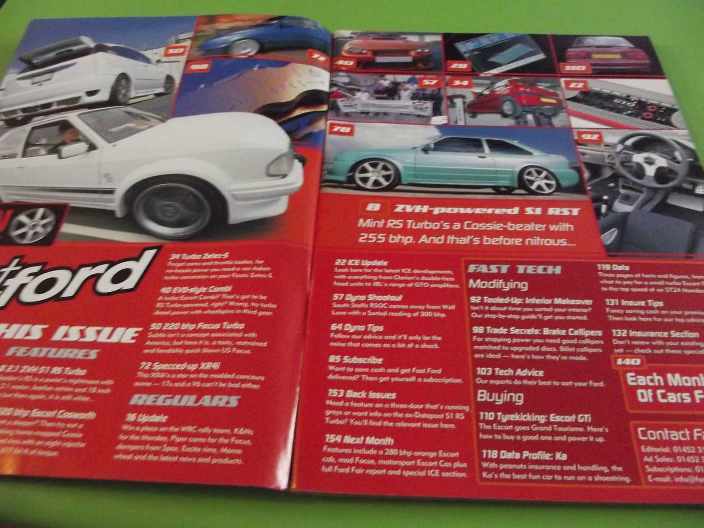 FAST FORD MAGAZINE SEPTEMBER 2002  #C5 RS ESCORT BODYKIT1