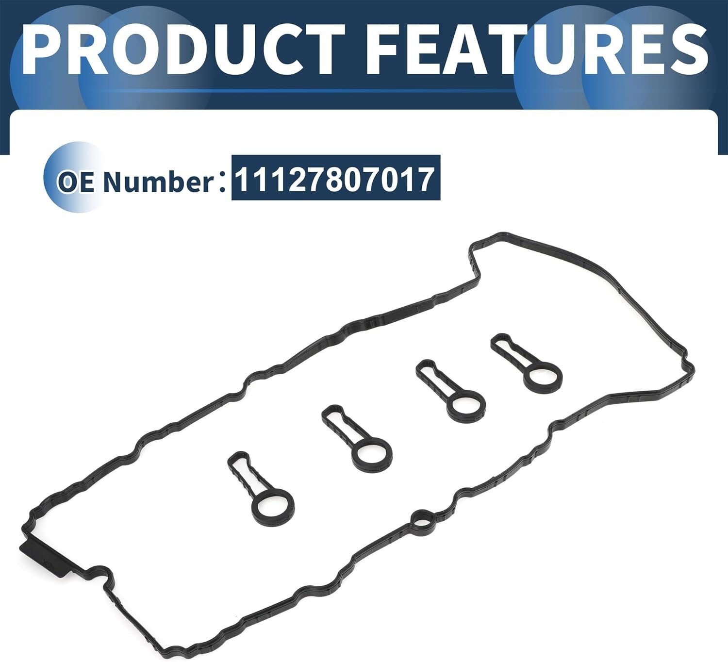 Cam Cover Gasket Set for all BMW N47 2.0D Engines 06 to 13  M.P.N # 11127802604.5