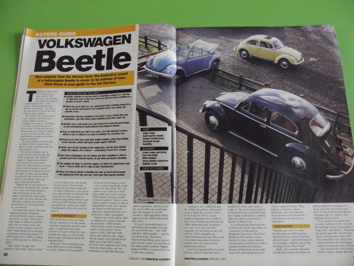PRACTICAL CLASSICS AND RESTORERS FEBRUARY 1995 #c13