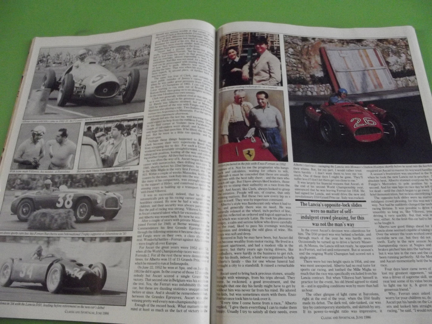 CLASSIC AND SPORTSCAR MAGAZINE JUNE 1986 #c14
