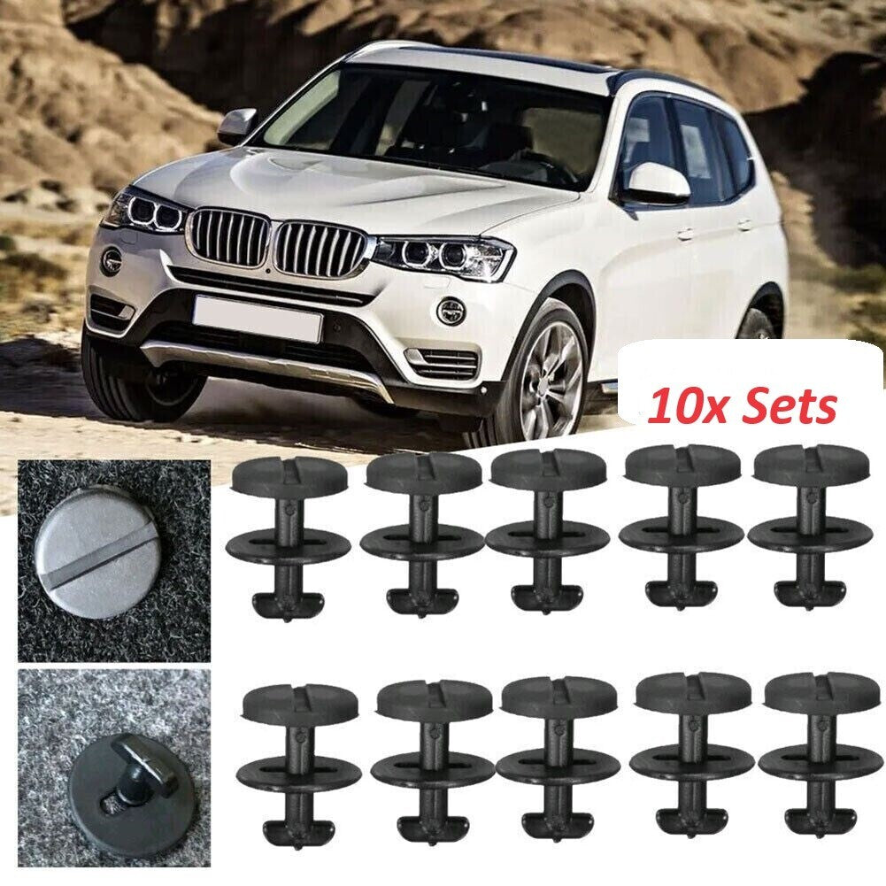 MINI Floor Mat Carpet Twist Clips x10 Compatible with R50,R52,R53 2001-0823