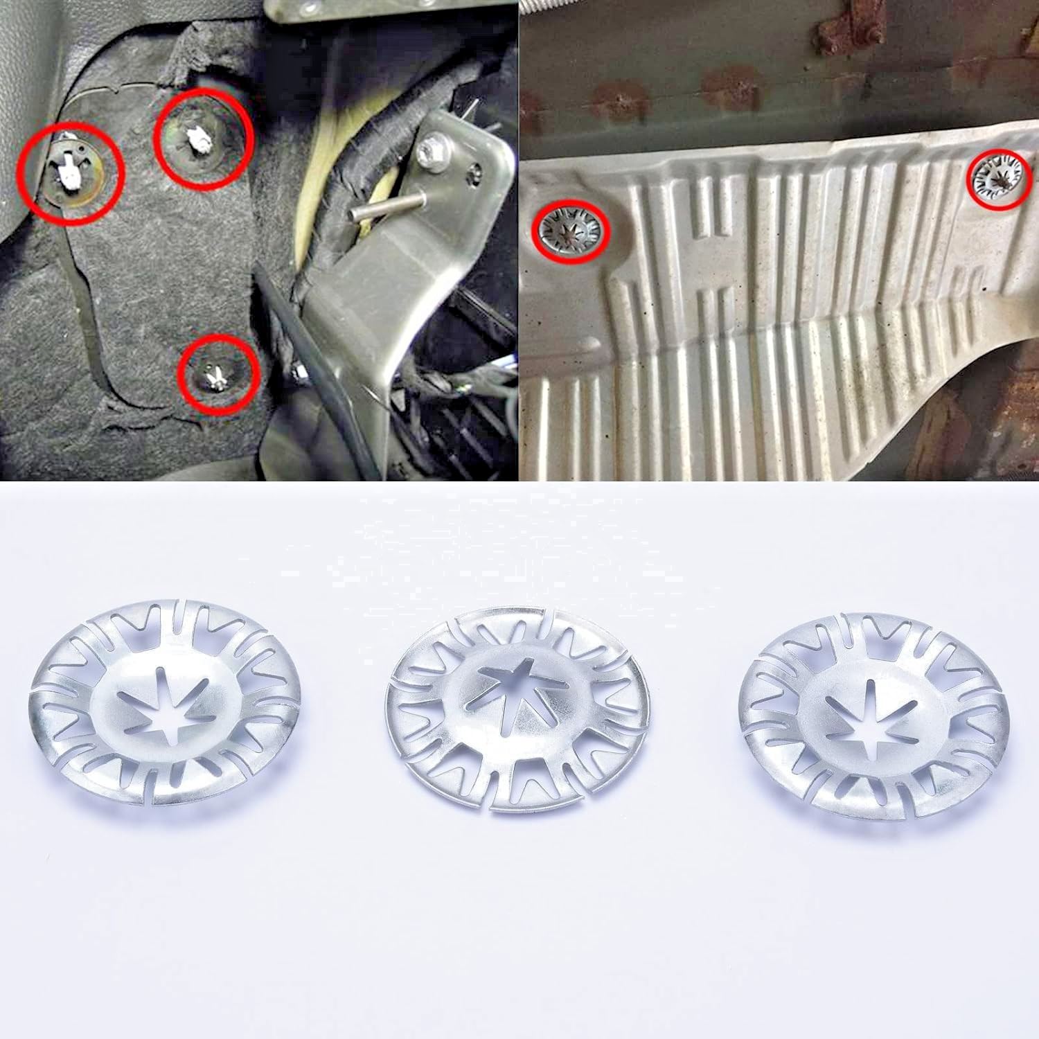 SEAT Sound Insulation & Under Body Weather Protection Trim Panel Clip Washer #107