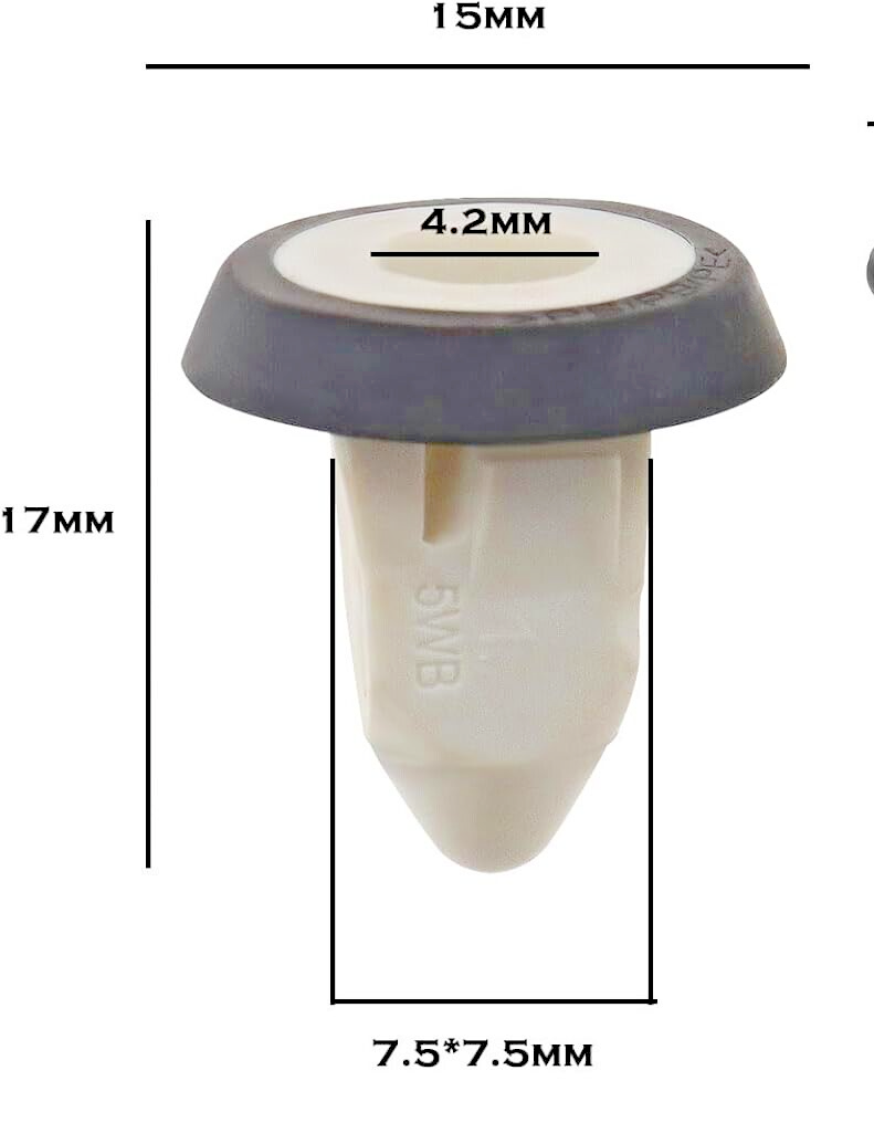 Audi Bodywork & Number Plate Trim Grommets x15 A3 A4 A5 R8 Allroad Fastener Clip10