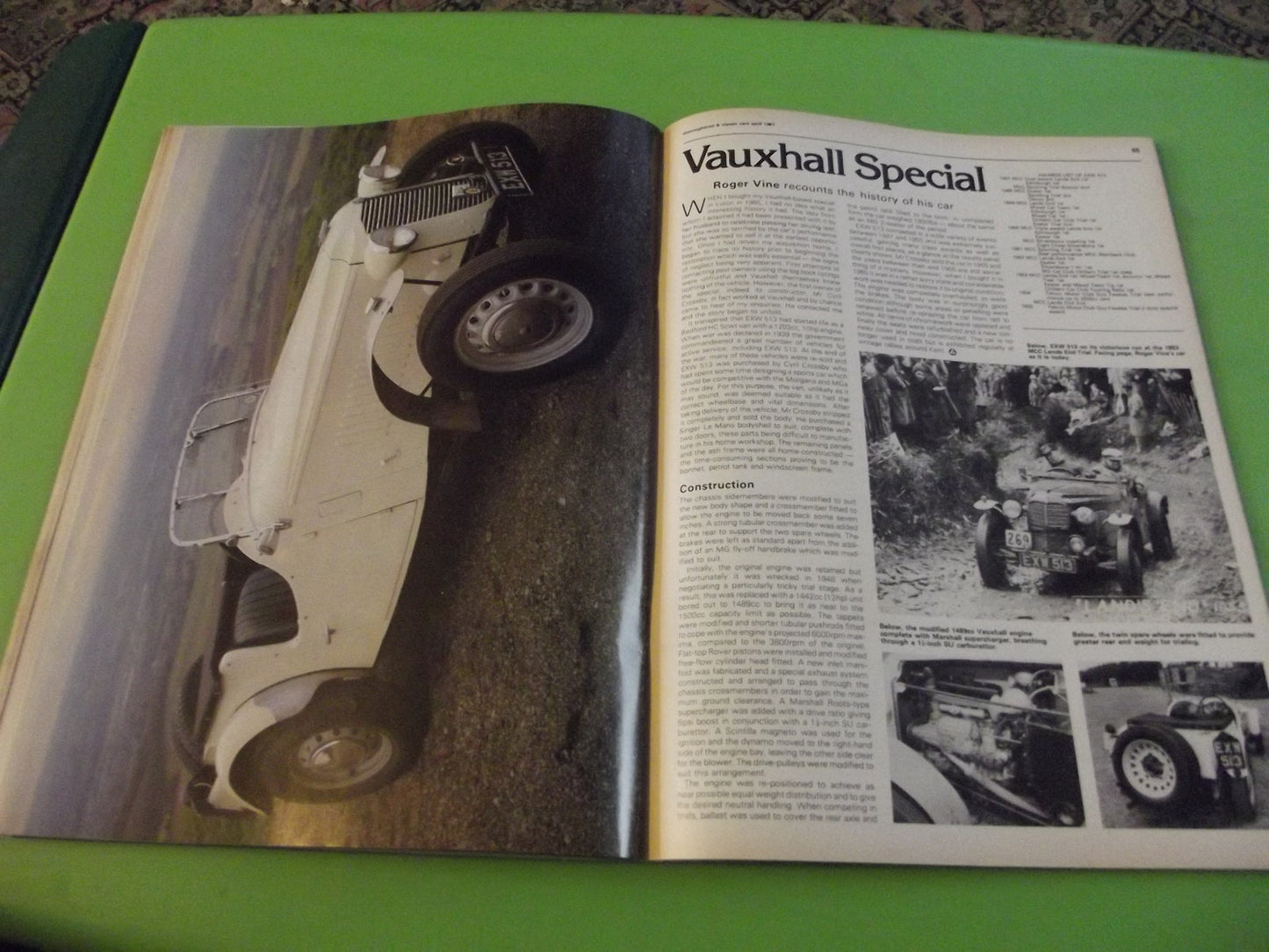 THOROUGHBRED AND CLASSIC CARS MAGAZINE APRIL 1981 #C46