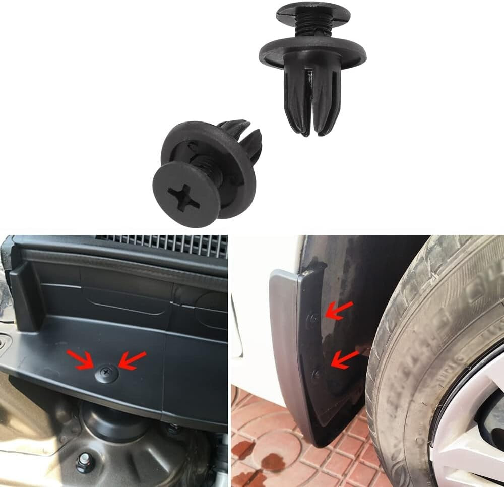 BMW Wheel Arch Liner Splash Guard Trim Expanding Clip 1  & 2,E F X Series 5 Qty17
