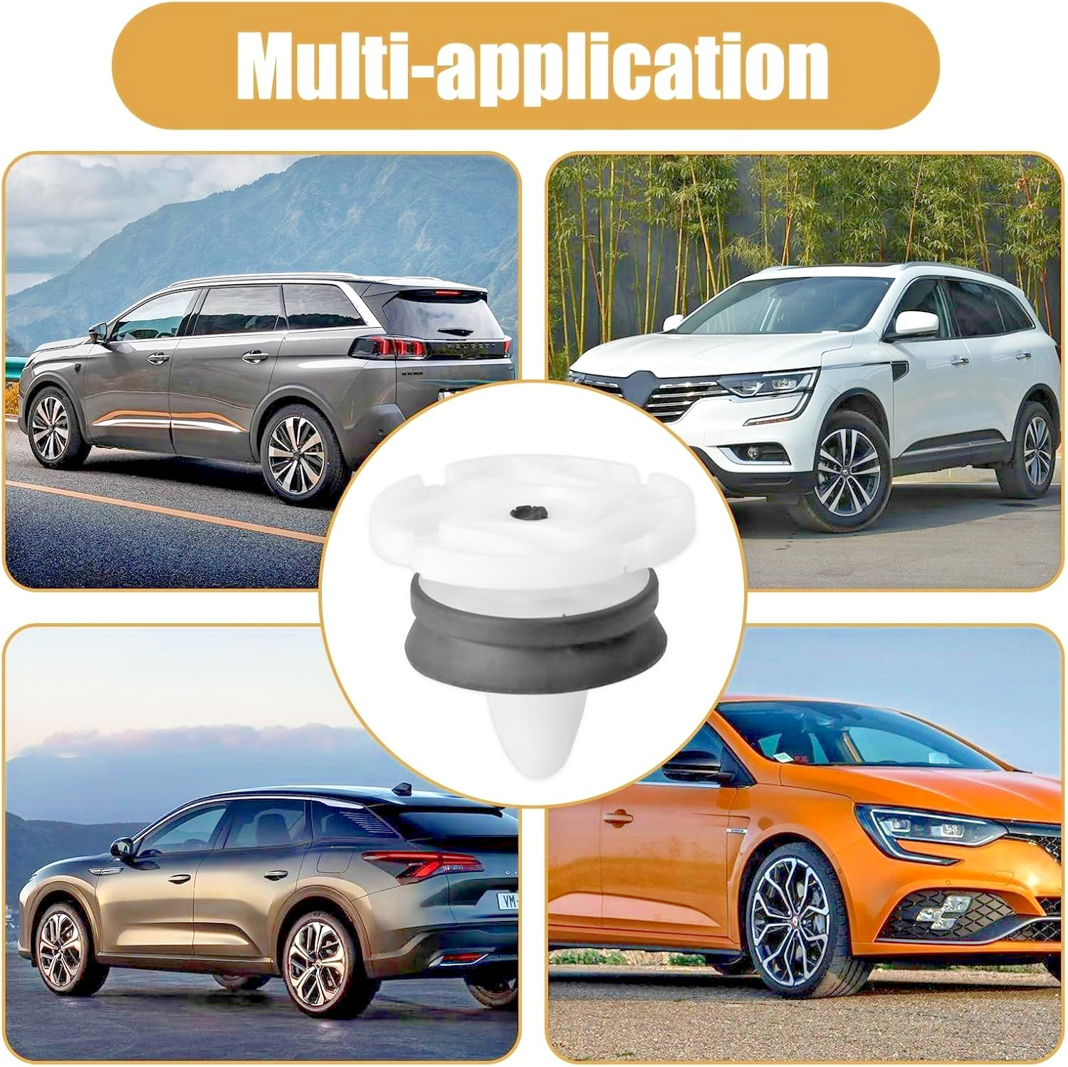 CITROEN Door Card Panel Trim Interior Sprung Head Fastener Clips 3457ZN - 10 Pcs16