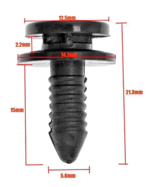 Interior Trim Panel Door Card Clip - VW AUDI SEAT SKODA 3B0867333 x10Qty5