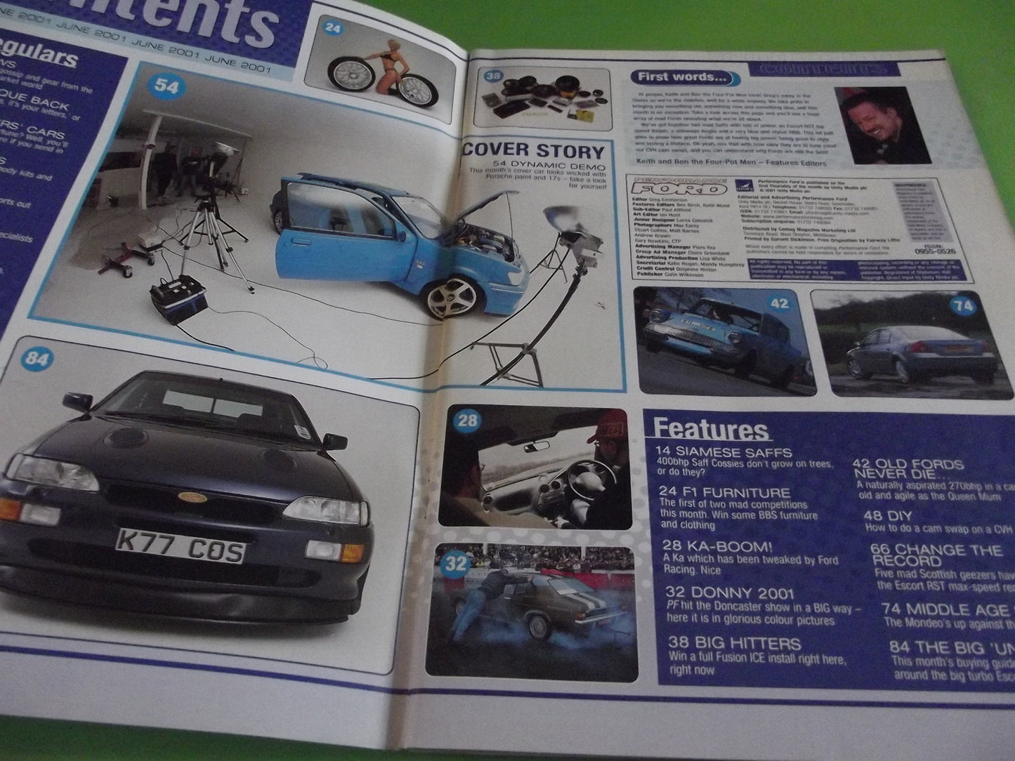 PERFORMANCE FORD MAGAZINE JUNE 2001 #C51