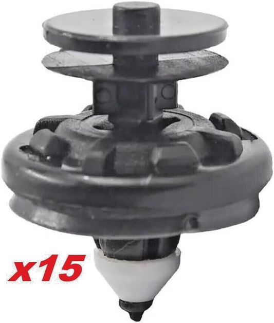 VW Door Card Panel Interior Trim Clips #6Q0868243 Qty x15 for Golf Polo Passat0