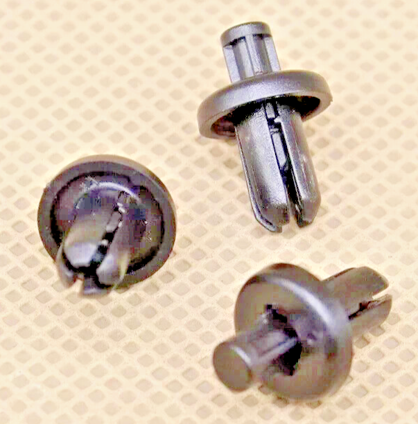 5mm Plastic Rivet Trim Clips x5 Honda Yamaha Suzuki Kawasaki Bike Fairing Panel3