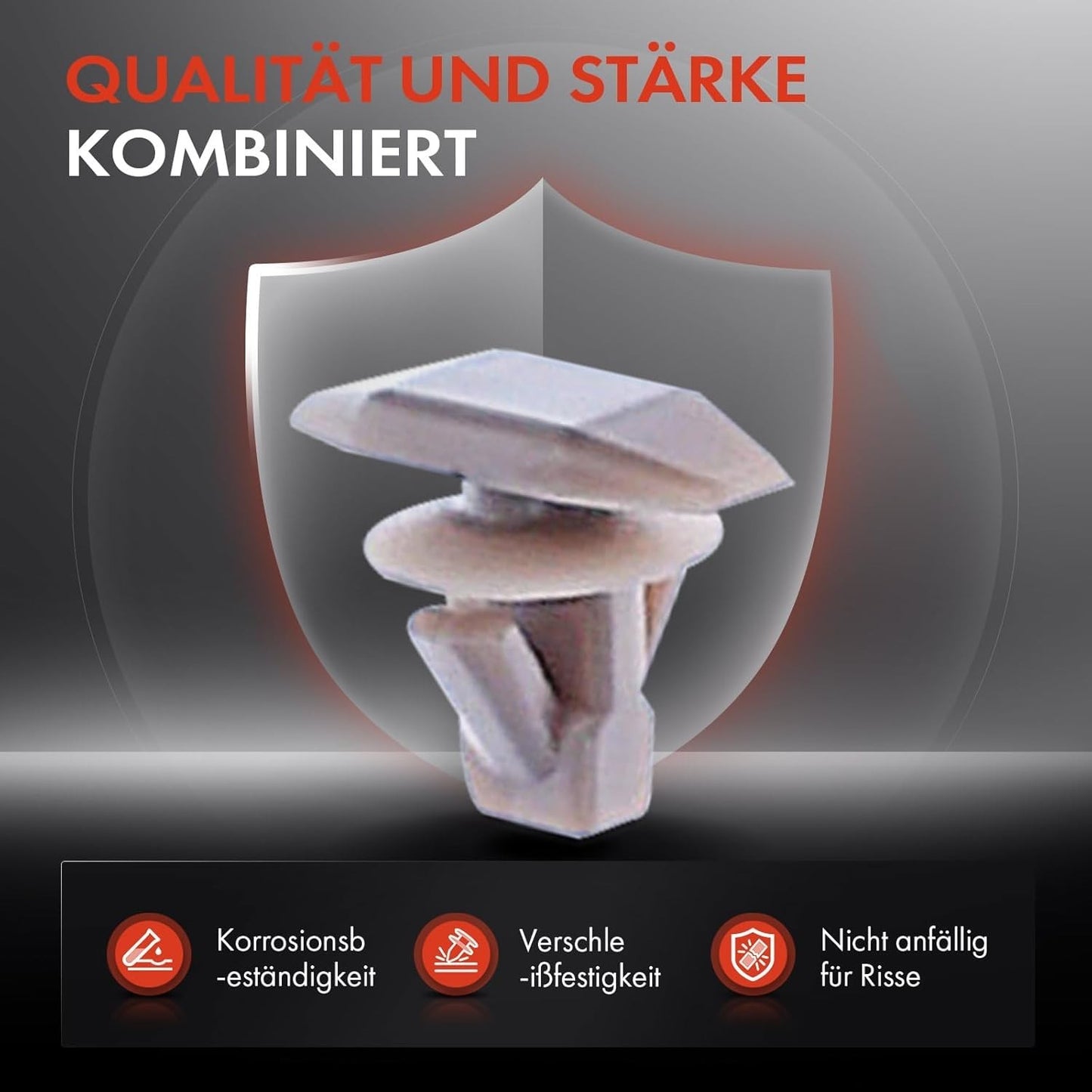 Mitsubishi Weatherstrip Rubber Seal Retaining Trim Clip Brown MU481027 Pack 15pc21