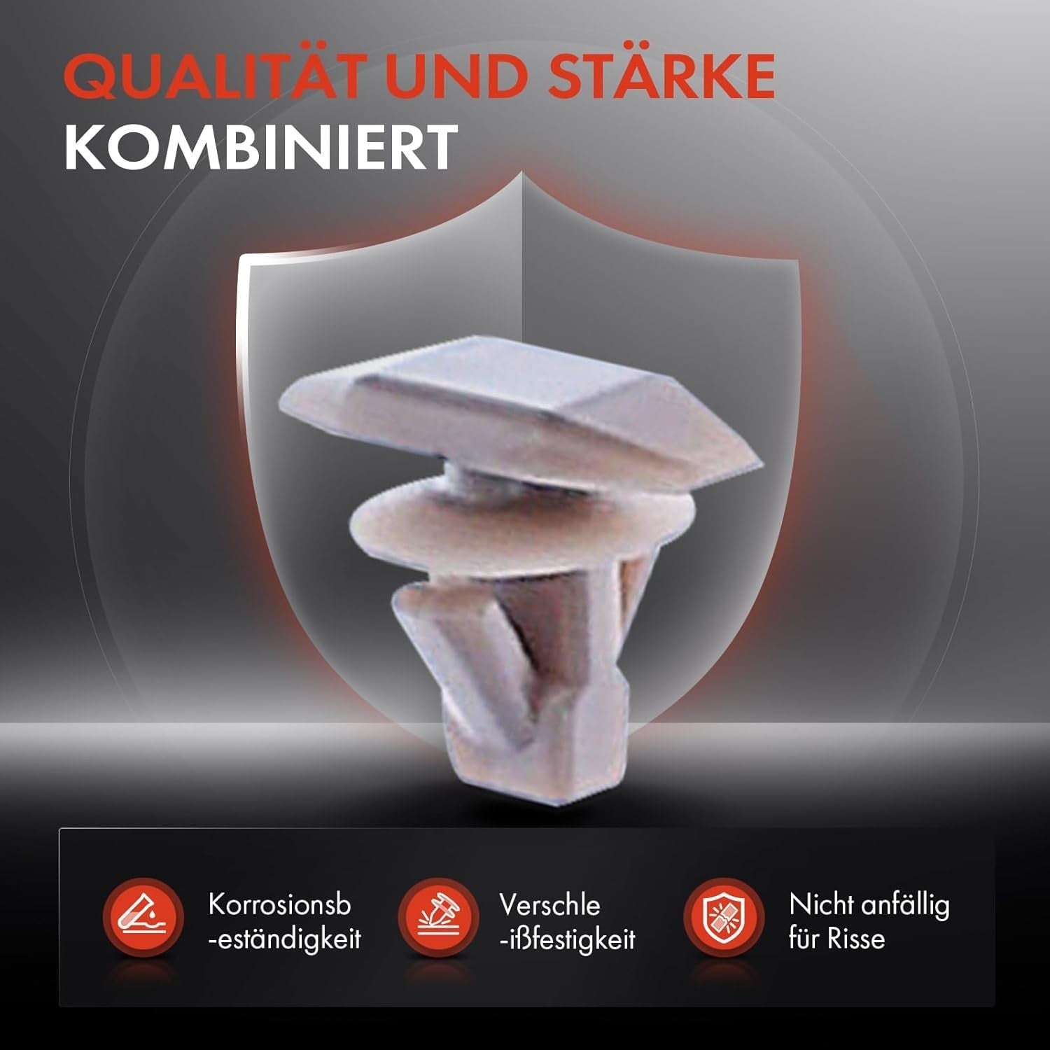 Mitsubishi Weatherstrip Rubber Seal Retaining Trim Clip Brown MU481027 Pack 15pc21