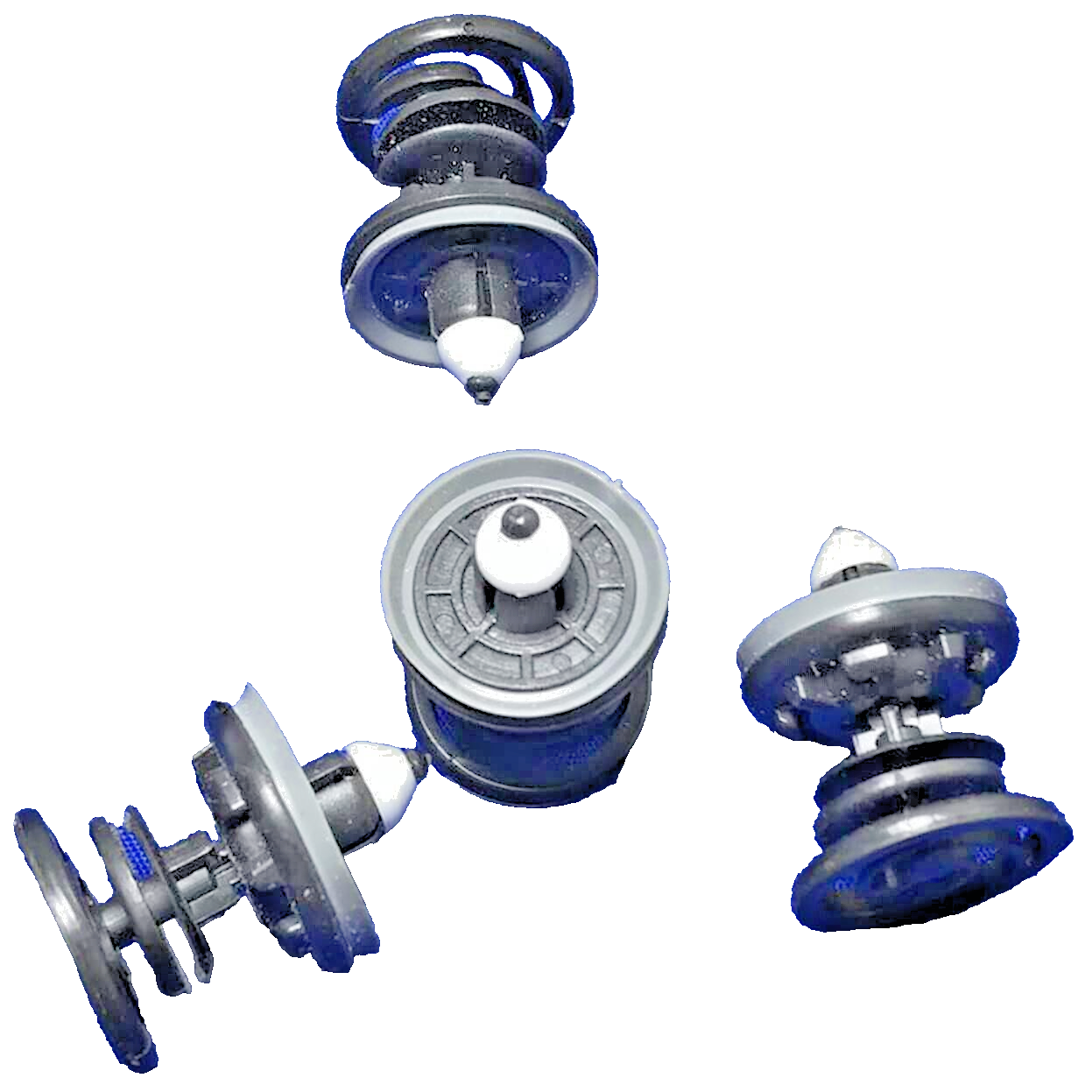 VW Interior Door Card Trim Panel Fastener Clips Sprung Head, x10 Pcs3