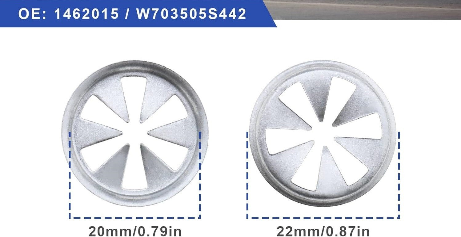 FORD Under Bonnet Sound Deadening Clip Star Washers X 1014