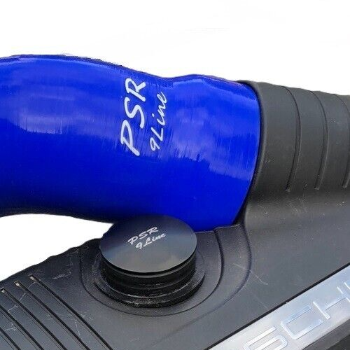 Porsche 997 Resonator Delete Air Box Modification with Blue Induction Pipe Plug22