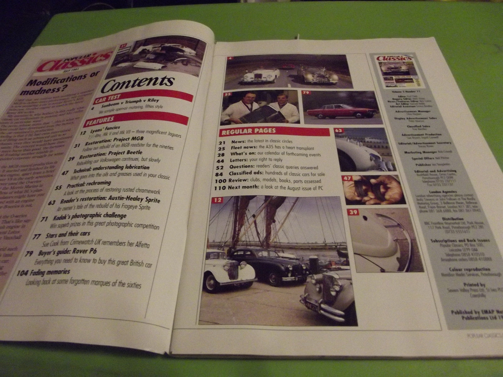 POPULAR CLASSICS MAGAZINE  JULY 1991 #c21