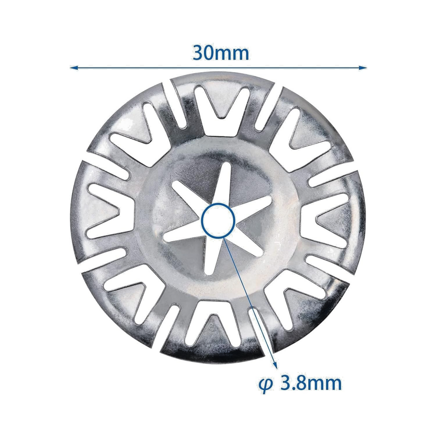 VW Sound Insulation & Under Body Weather Protection Trim Panel Clip Washer - #102