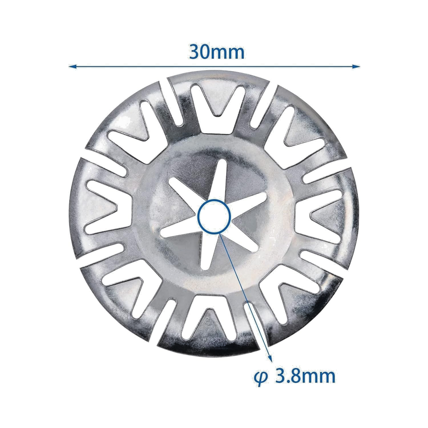 VW Sound Insulation & Under Body Weather Protection Trim Panel Clip Washer - #102