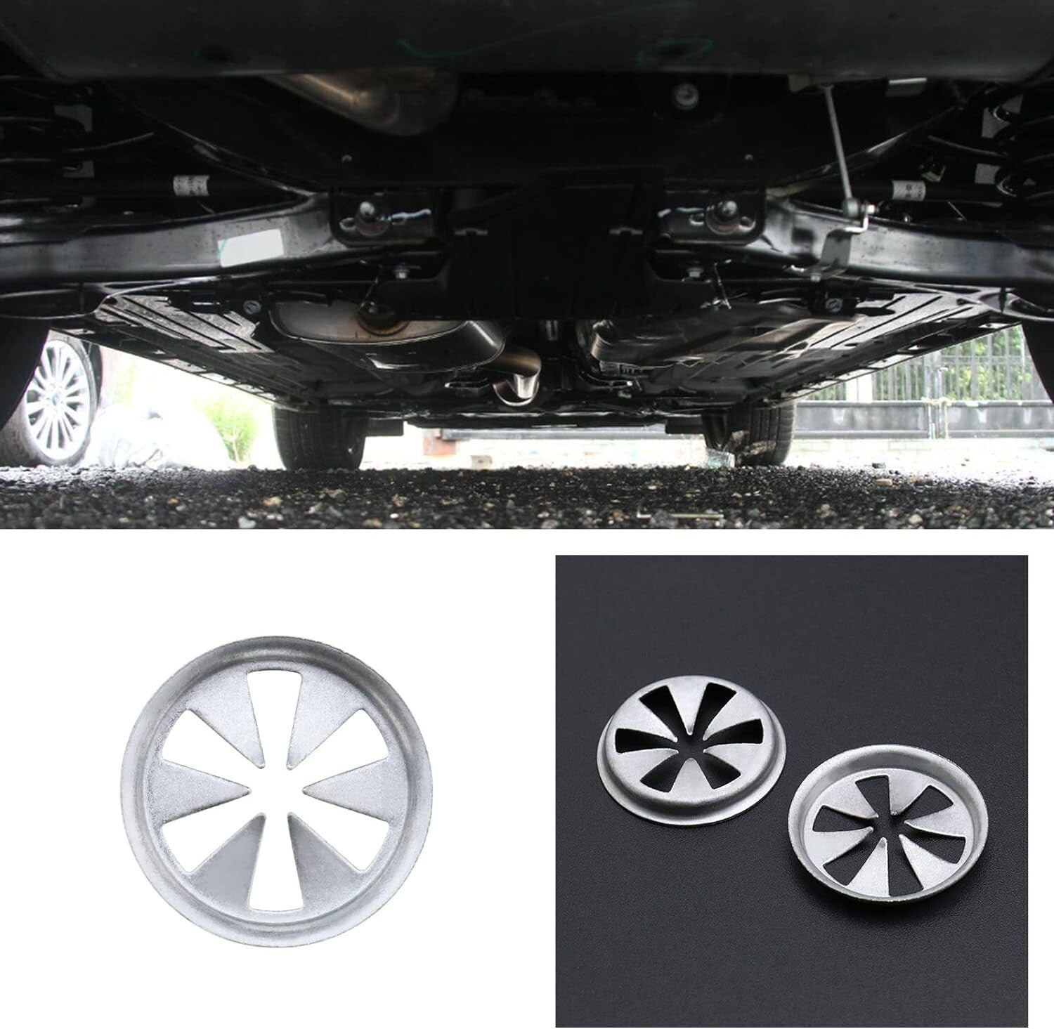 FORD Under Bonnet Sound Deadening Clip Star Washers X 104