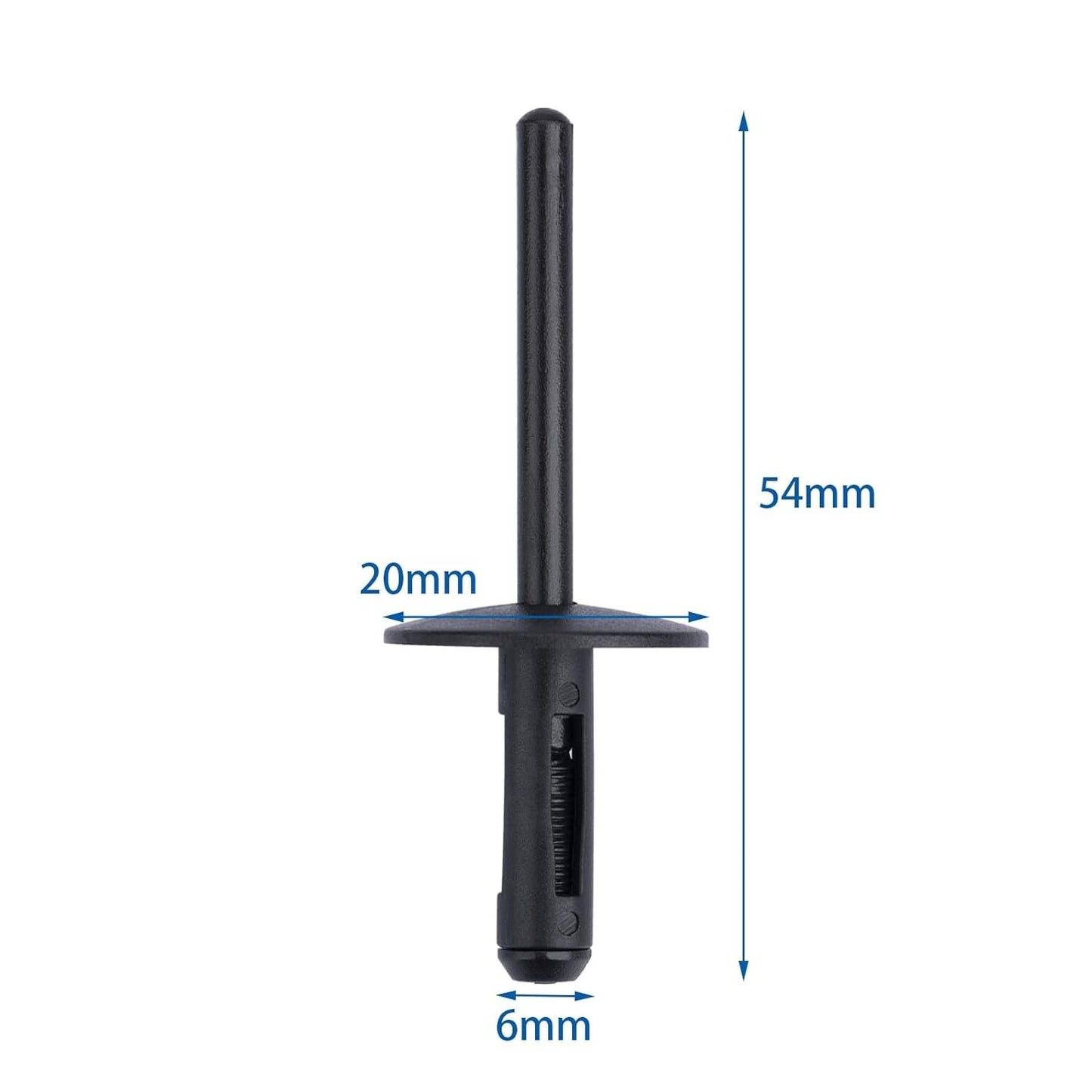 BMW X1 X2 X3 X4 X5 X6 F G Wheel Arch Flare Trim Clips 07147293278 Rivet 6mm x51