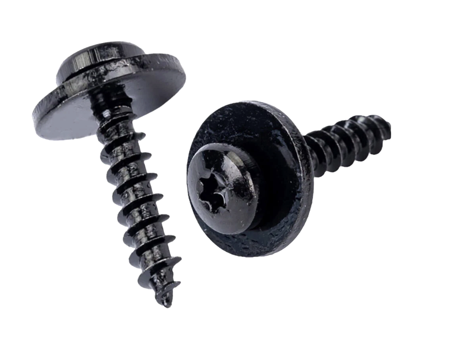 Renault Self Tapping Trim Panel Fixing Screw M5 T20 28mm Length & Washer - 10 pc6