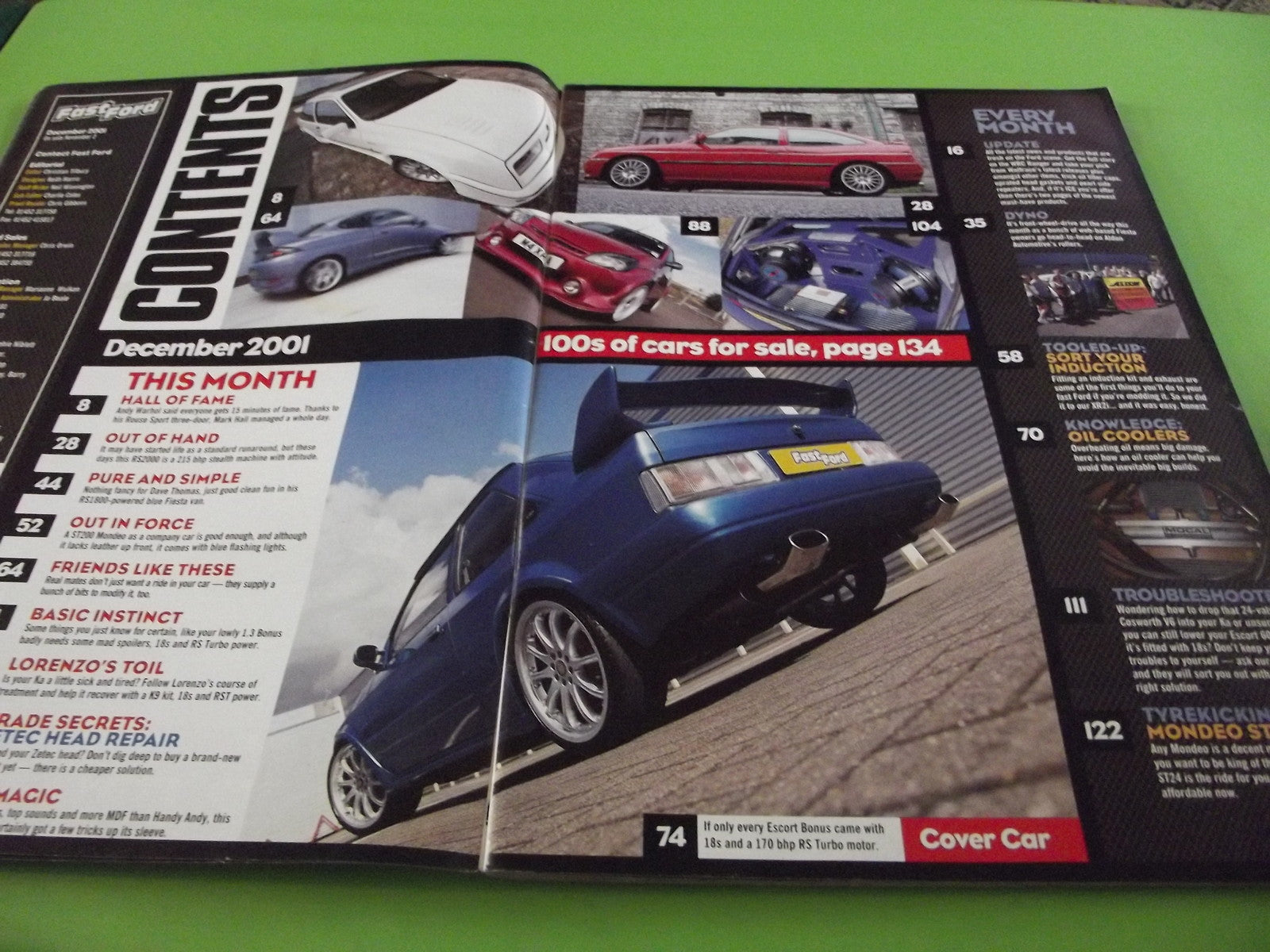 FAST FORD MAGAZINE DECEMBER 2001 #C51